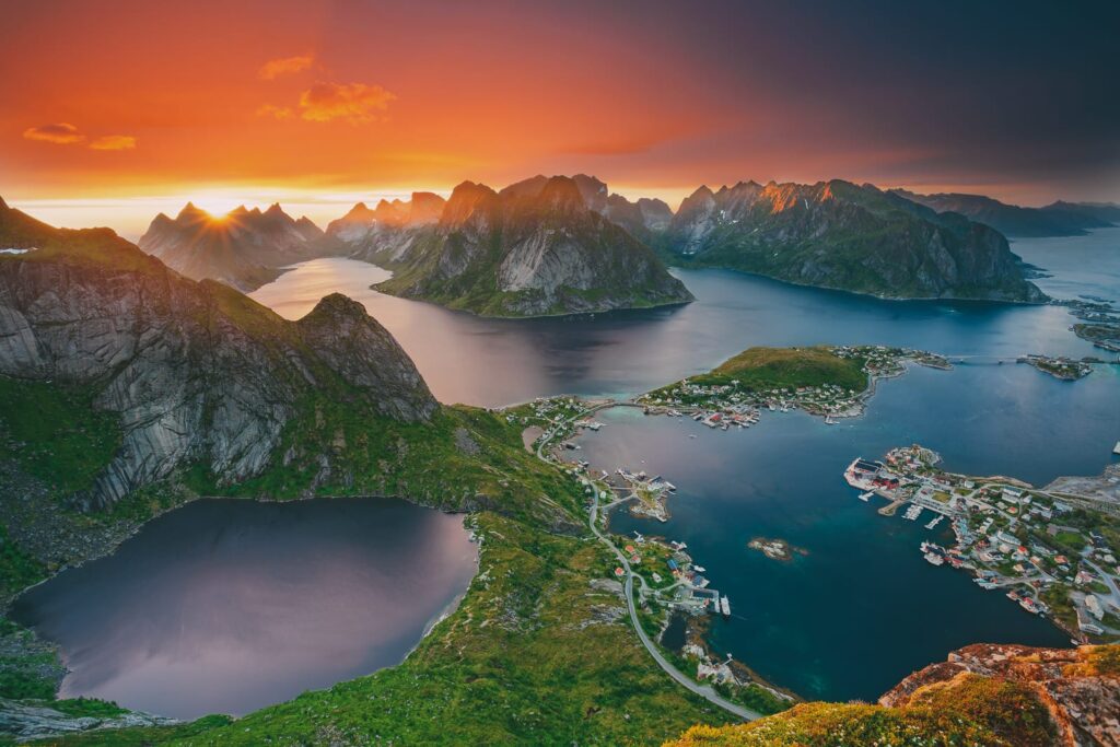 Sunset in Lofoten