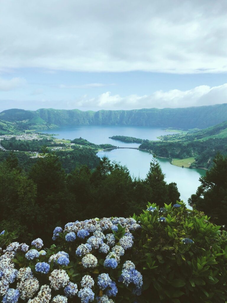 Θέα στη λίμνη Sete Cidades, Αζόρες
