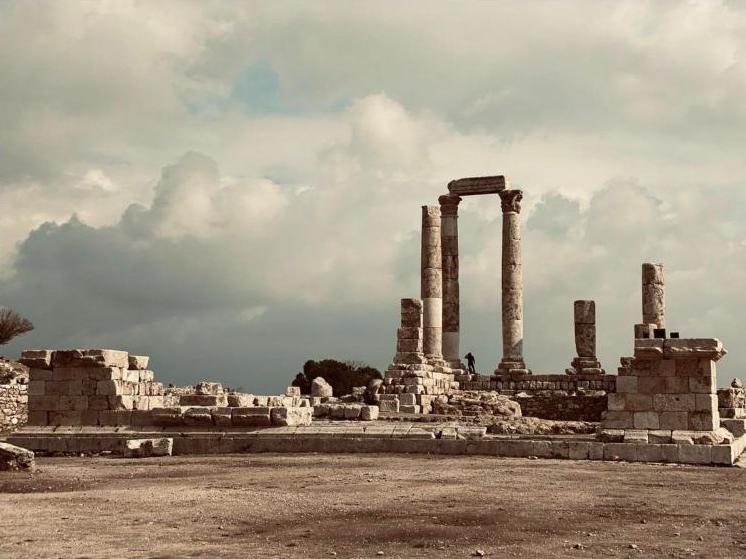 Ο ναός του Ηρακλή στην Ακρόπολη του Αμμάν